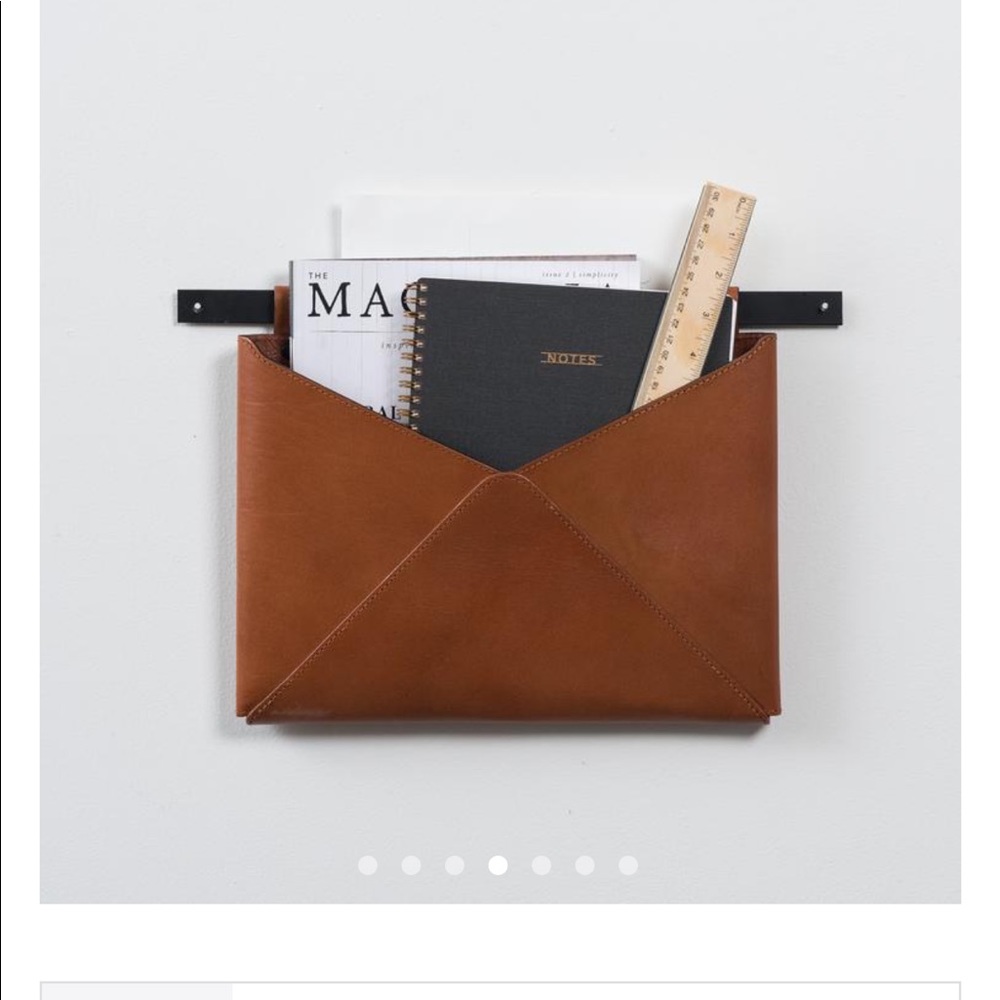 Magnolia Home Joanna Gaines Leather Wall Pocket